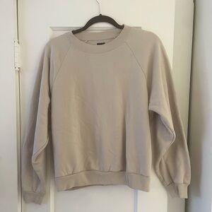 GAP Light Beige Fleece-Lined Sweatshirt